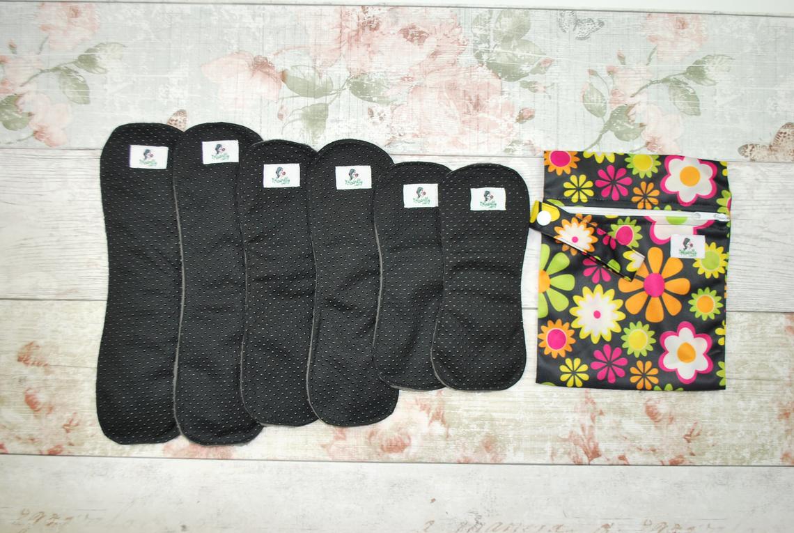 Reusable Sanitary Pads Wingless Non-slip