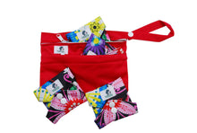 Load image into Gallery viewer, Double pocket Wet Bag for reusable washable sanitary pads towels
