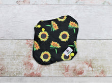 Load image into Gallery viewer, Luxury Ultra thin Black Zorb Pantyliner eco friendly Reusable Sanitary Cloth pads towels napkins - zero waste | self-care pampering gift
