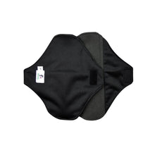 Load image into Gallery viewer, 9 pcs Starter Set with VELCRO - Black Reusable cloth sanitary towels pads napkins| Eco friendly| Zero waste| Self-care gifts for her.
