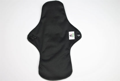 13” XL Heavy Flow Black reusable sanitary pads- 32cm or 13" for Heavy to Extra Heavy flow or postpartum