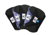 Load image into Gallery viewer, Black and Jeans Mini Pantyliner
