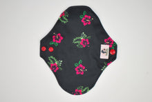 Load image into Gallery viewer, reusable sanitary towels black zorb
